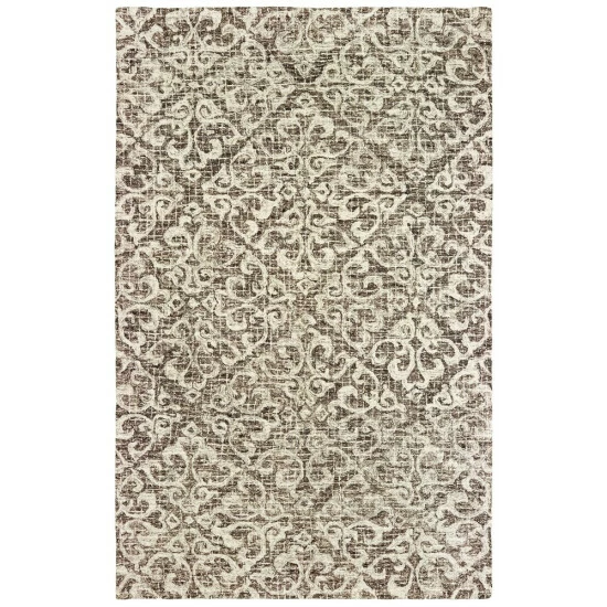 Deals â¤ď¸ Silver Orchid Brincken Hand-tufted Brown/ Ivory Area Rug đ 7 Deals â¤ď¸ Silver Orchid Brincken Hand-tufted Brown/ Ivory Area Rug đ - Image 5