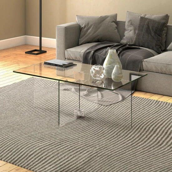 Cheap ๐ Silver Orchid Carlisle Glass Coffee Table Clear โ 3 Cheap ๐ Silver Orchid Carlisle Glass Coffee Table Clear โ