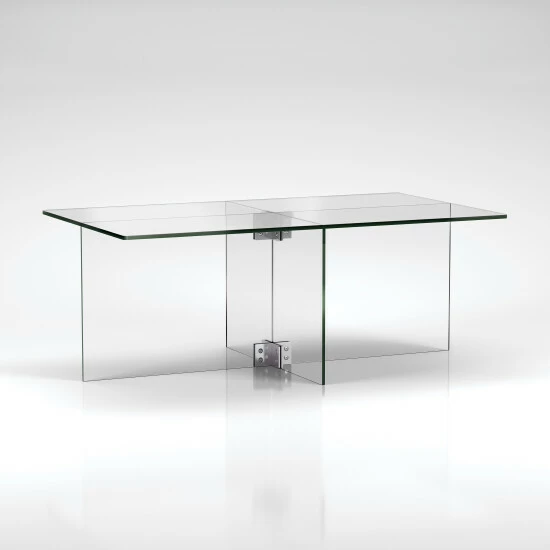 Cheap ๐ Silver Orchid Carlisle Glass Coffee Table Clear โ 4 Cheap ๐ Silver Orchid Carlisle Glass Coffee Table Clear โ - Image 2