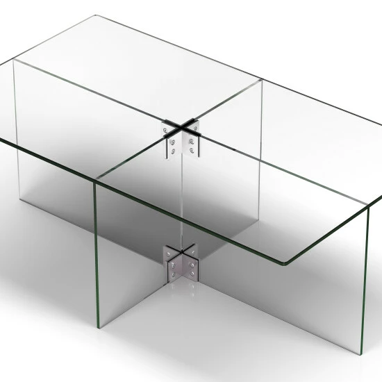 Cheap ๐ Silver Orchid Carlisle Glass Coffee Table Clear โ 7 Cheap ๐ Silver Orchid Carlisle Glass Coffee Table Clear โ - Image 5