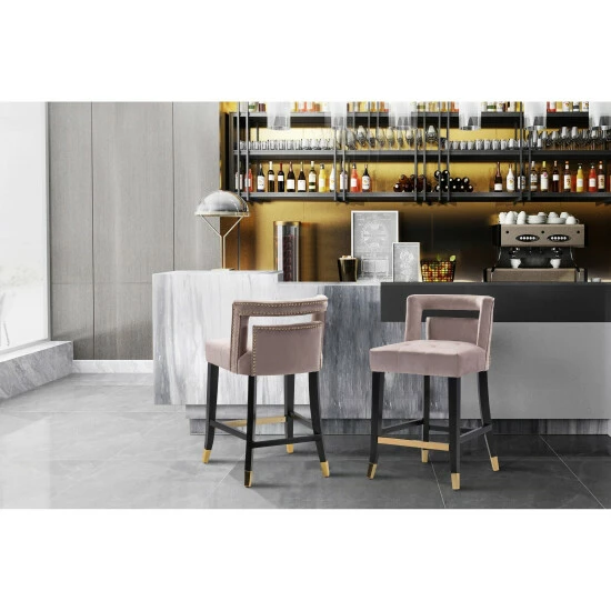 Top 10 โ Silver Orchid Beavers Velvet Armless Low Back Counter Stool Chair ๐ - Image 5