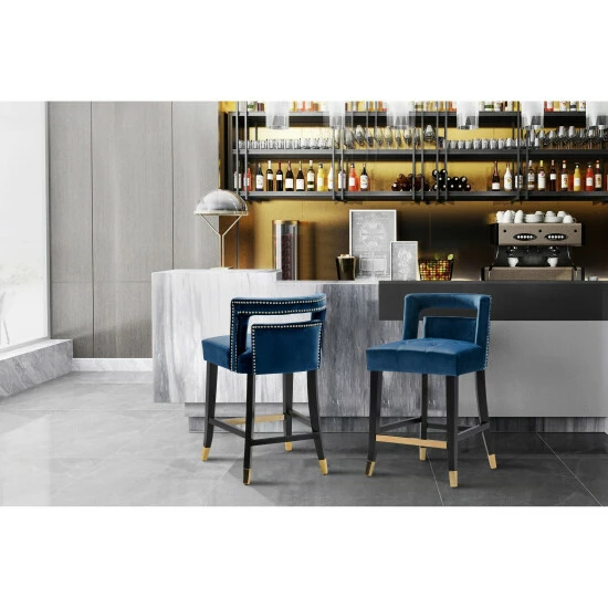 Top 10 โ Silver Orchid Beavers Velvet Armless Low Back Counter Stool Chair ๐ - Image 8