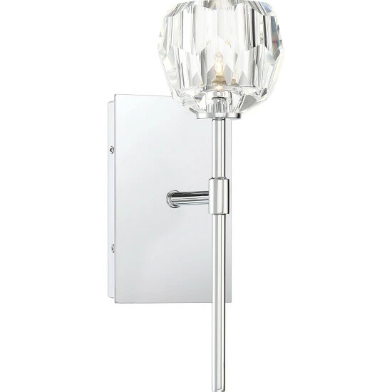 Budget ✔️ Silver Orchid Kholodnaya Polished Chrome 1-light Vanity Light - Polished Chrome ⭐ 4 Budget ✔️ Silver Orchid Kholodnaya Polished Chrome 1-light Vanity Light - Polished Chrome ⭐ - Image 2