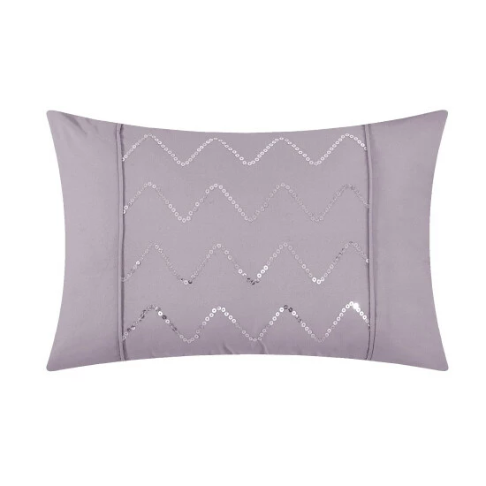 Outlet 𼰠Silver Orchid Niven 4-piece Lavender Duvet Cover Set â 6 Outlet 𼰠Silver Orchid Niven 4-piece Lavender Duvet Cover Set â - Image 4