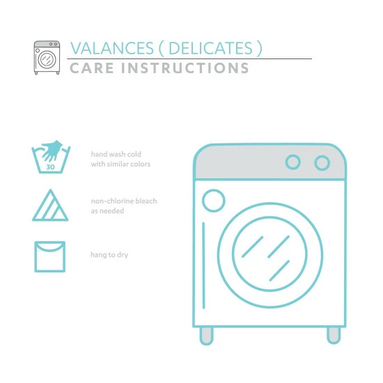 Cheapest ๐ฅ Silver Orchid Turpin Window Curtain Valance - 18" X 52" - 18" X 52" Blush ๐ - Image 5