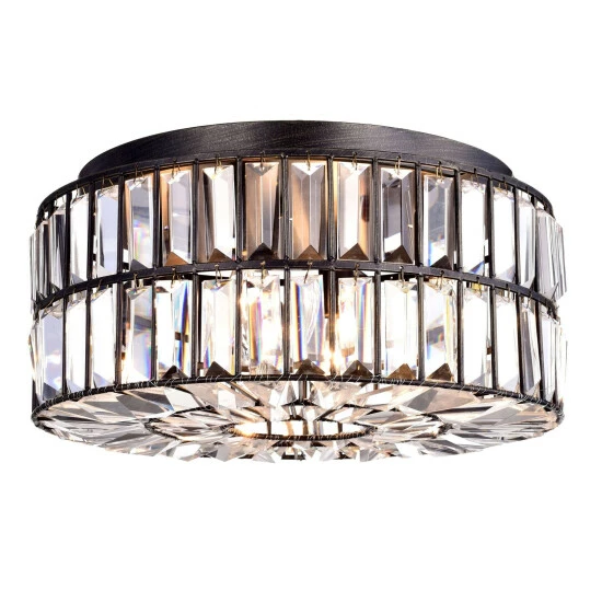 Hot Sale 𤊠Silver Orchid Taylor Crystal Glass Prism Flush Mount Chandelier đ - Image 3