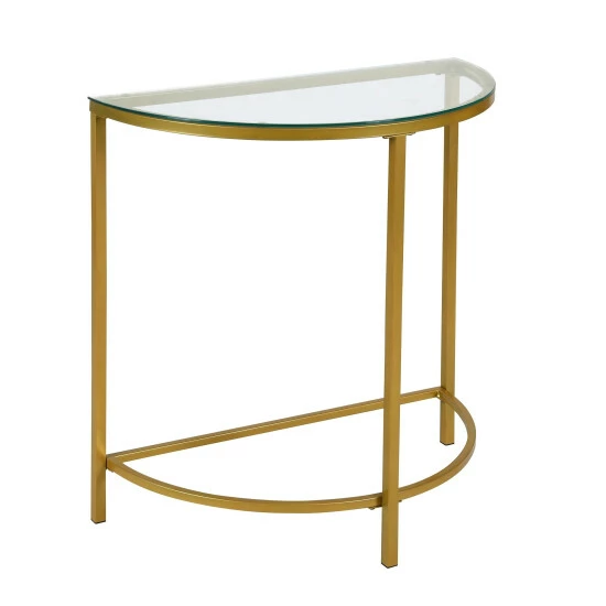 Best deal đ Silver Orchid Love Gold Half Round Console â - Image 3