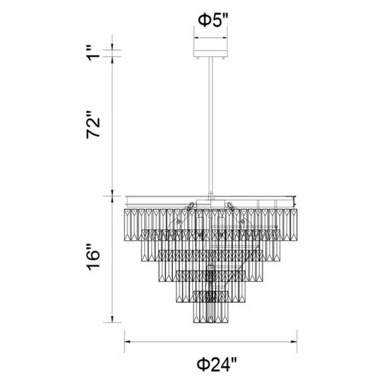 Wholesale đ Silver Orchid Fields 12-light Chrome Chandelier â - Image 2