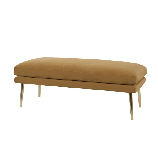 Best Pirce ๐ Silver Orchid Ellis Glam Velvet Entryway Bench Ultramarine Green - Velvet ๐ฅฐ - Image 3