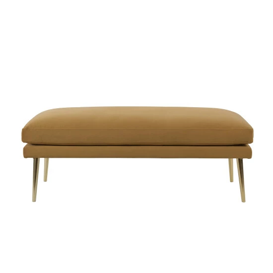 Best Pirce ๐ Silver Orchid Ellis Glam Velvet Entryway Bench Ultramarine Green - Velvet ๐ฅฐ - Image 4