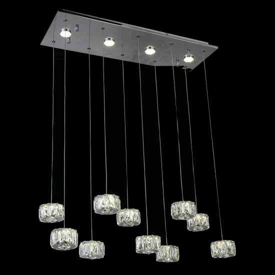 Budget 🥰 Silver Orchid Benedict LED Crystal Chandelier With Chrome Finish 🥰 - Image 4