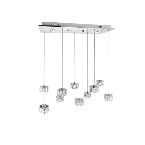 Budget 🥰 Silver Orchid Benedict LED Crystal Chandelier With Chrome Finish 🥰 - Image 5