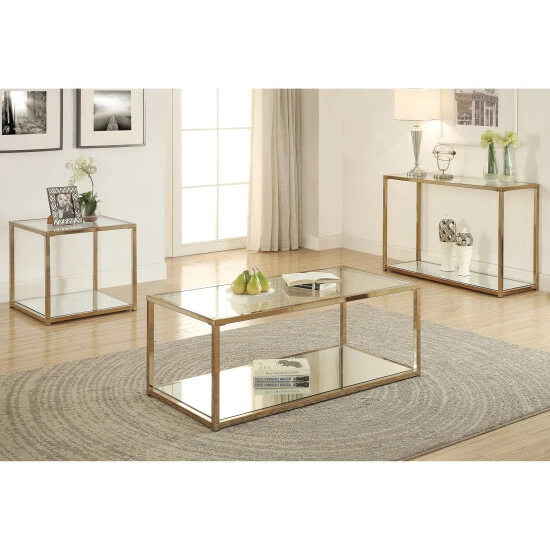 Deals ๐ Silver Orchid Hartau Modern Chocolate Chrome Finish Coffee Table ๐คฉ