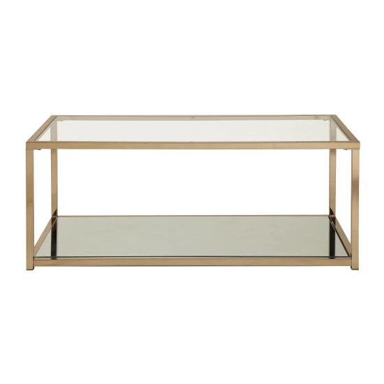 Deals ๐ Silver Orchid Hartau Modern Chocolate Chrome Finish Coffee Table ๐คฉ - Image 3