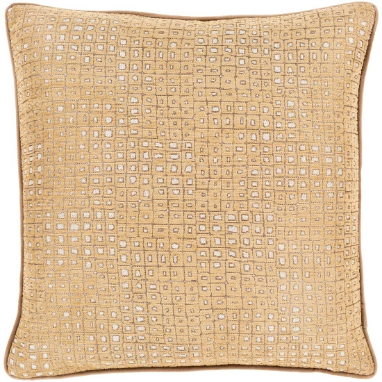 Best Sale โ Silver Orchid Phillips Jacquard Geometric 18-inch Throw Pillow Cover Tan ๐งจ - Image 3