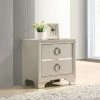 Best deal 🔥 Silver Orchid Anderson Metallic Sterling 2-drawer Nightstand 🌟