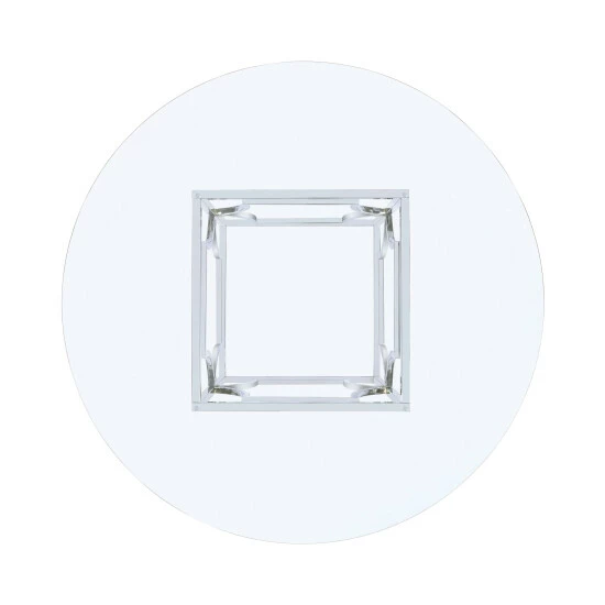 Buy ๐ Silver Orchid Becquer Square Dining Table Base Brass ๐ - Image 5