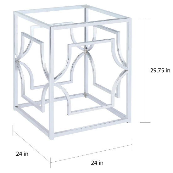 Buy ๐ Silver Orchid Becquer Square Dining Table Base Brass ๐ - Image 6