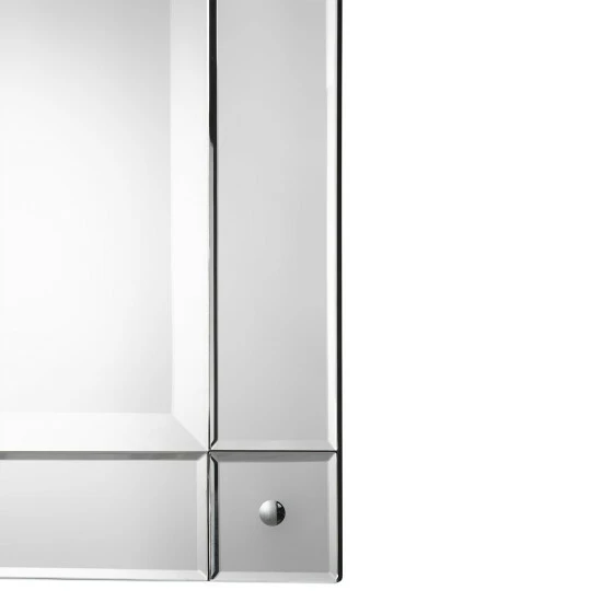 Best Sale ๐ Silver Orchid Bowers Rectangular Mirror โญ - Image 2