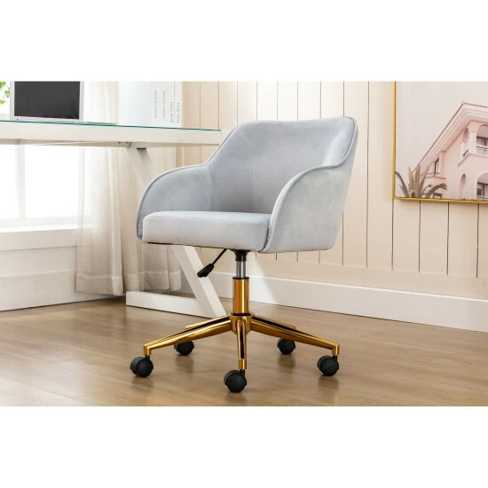 Discount โค๏ธ Silver Orchid Orla Upholstered Office Chair Green ๐ - Image 2