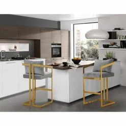Best Pirce 🛒 Silver Orchid Granada Velvet Upholstered Bar Stool Grey 🛒 -Silver Orchid Shop unnamed file 2413