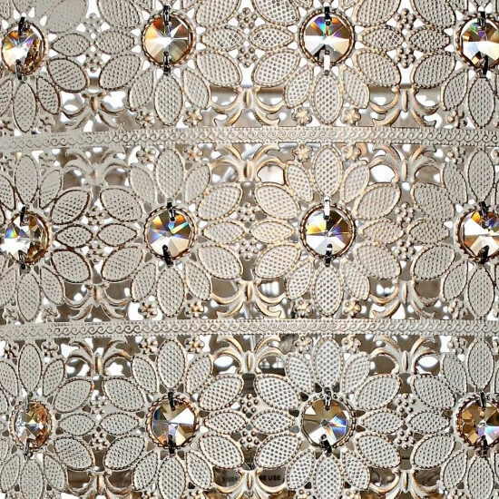 Buy đ Silver Orchid White Champagne Glass And Metal Table Lamp - 13.875"L X 13.875"W X 24"H đ 6 Buy đ Silver Orchid White Champagne Glass And Metal Table Lamp - 13.875"L X 13.875"W X 24"H đ - Image 4