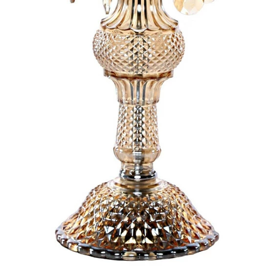 Buy đ Silver Orchid White Champagne Glass And Metal Table Lamp - 13.875"L X 13.875"W X 24"H đ 7 Buy đ Silver Orchid White Champagne Glass And Metal Table Lamp - 13.875"L X 13.875"W X 24"H đ - Image 5