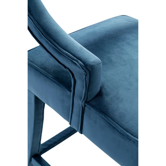 Best Pirce â Silver Orchid Beavers Velvet Upholstered Counter Stool Chair Grey đ - Image 7