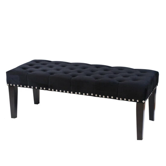 New âď¸ Silver Orchid Orla Velvet Bench Ink Navy đ - Image 2