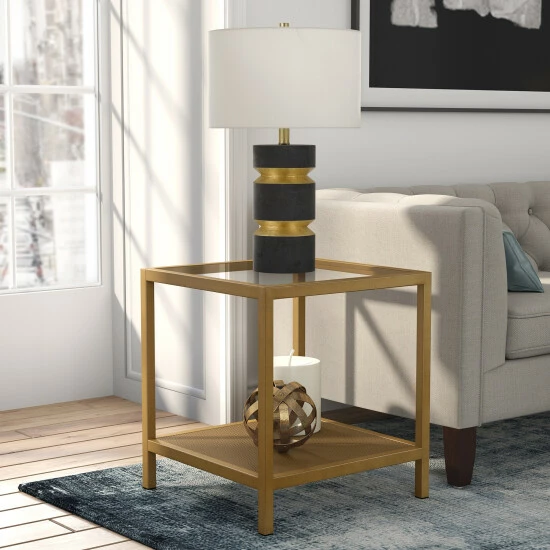 Discount âď¸ Silver Orchid Furth Brass Side Table đ