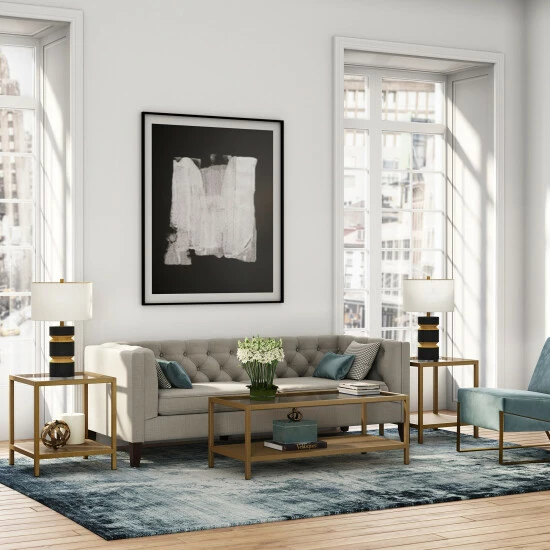 Discount âď¸ Silver Orchid Furth Brass Side Table đ - Image 4