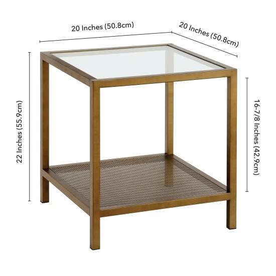 Discount âď¸ Silver Orchid Furth Brass Side Table đ - Image 5