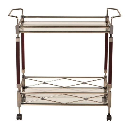 Buy ๐คฉ Silver Orchid Rita Serving Cart Brown ๐ - Image 7