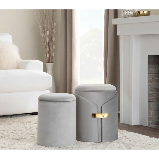 Coupon 🥰 Silver Orchid Dahlia Ottoman Set ⭐ - Image 6