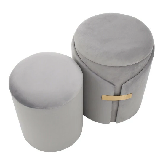 Coupon 🥰 Silver Orchid Dahlia Ottoman Set ⭐ - Image 8