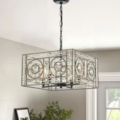 Flash Sale ⭐ Silver Orchid Lang 4-light Crystal Chandelier 🎁