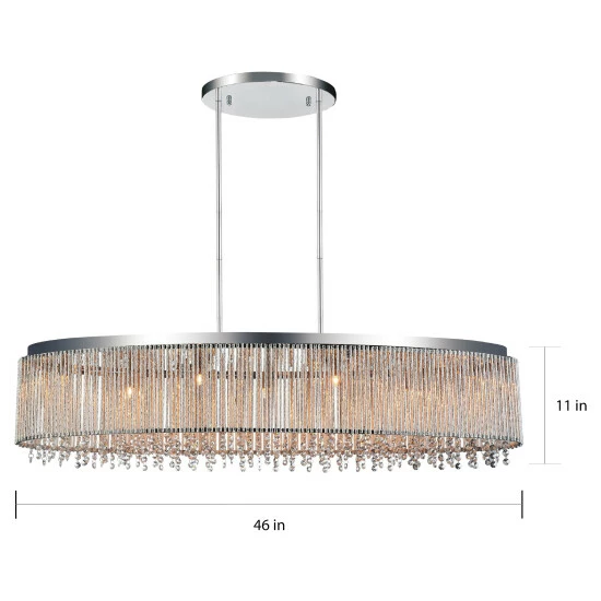 Top 10 ⌛ Silver Orchid Bowen 7-light Chrome Chandelier 🤩 - Image 2
