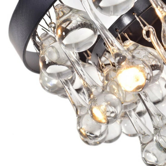 New đ„° Silver Orchid Taylor 2-light Antique Black Crystal Wall Sconce đ„ - Image 7