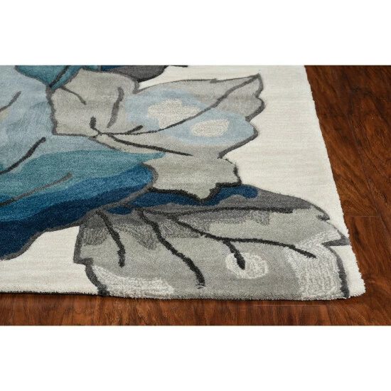 Best deal đ Silver Orchid Hand-tufted Winter Leaves Area Rug Ivory â¤ď¸ 5 Best deal đ Silver Orchid Hand-tufted Winter Leaves Area Rug Ivory â¤ď¸ - Image 3