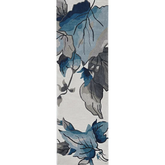 Best deal đ Silver Orchid Hand-tufted Winter Leaves Area Rug Ivory â¤ď¸ 6 Best deal đ Silver Orchid Hand-tufted Winter Leaves Area Rug Ivory â¤ď¸ - Image 4