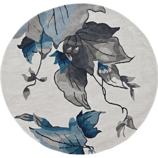 Best deal đ Silver Orchid Hand-tufted Winter Leaves Area Rug Ivory â¤ď¸ 7 Best deal đ Silver Orchid Hand-tufted Winter Leaves Area Rug Ivory â¤ď¸ - Image 5