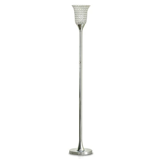 Best reviews of â¤ď¸ Silver Orchid Pica 72-inch Dimmable Floor Lamp Polished Chrome đ - Image 6