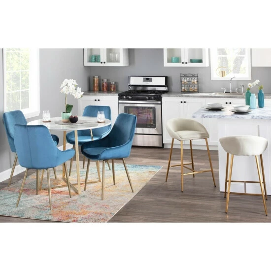 Top 10 ๐ Silver Orchid Alba Velvet Chair (Set Of 2) - N/A Blue ๐ - Image 3