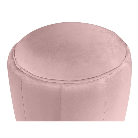 Hot Sale 🥰 Silver Orchid Abbot Blush Velvet Ottoman ✨ - Image 3