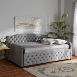 Top 10 🛒 Silver Orchid Raag Transitional Contemporary Daybed Blue 🤩