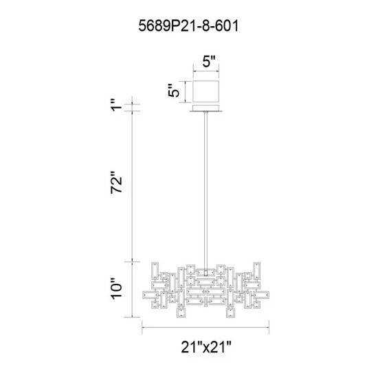 Wholesale đ Silver Orchid Bunny 8-light Crystal Chandelier With Chrome Finish đ - Image 2