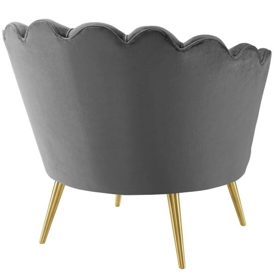 Cheapest ๐คฉ Silver Orchid Gruning Velvet Accent Armchair Navy ๐ - Image 3