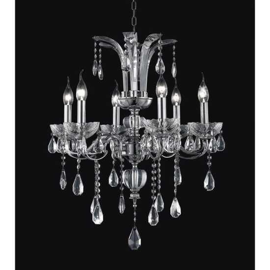 Cheap ๐คฉ Silver Orchid Mace Chrome 6-light Chandelier ๐