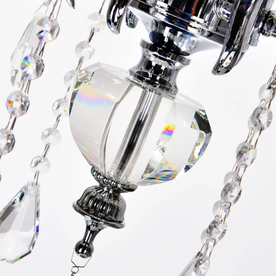 Cheap ๐คฉ Silver Orchid Mace Chrome 6-light Chandelier ๐ - Image 6