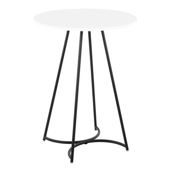 Budget ❤️ Silver Orchid Cece Counter Height Table White Wood/gold Metal 💯 - Image 2